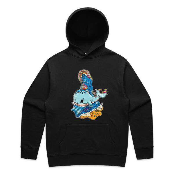 A Whale of a Time - Blue Version - AS Colour - Mens Relax Hood Thumbnail