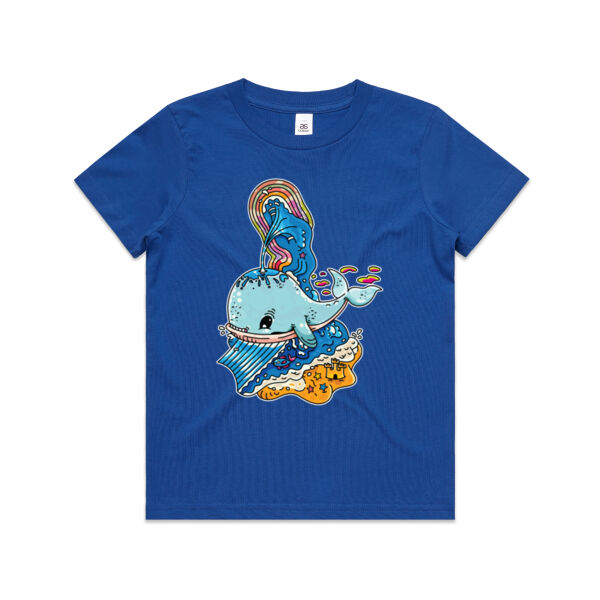 A Whale of a Time - Blue Version - AS Colour - Kids Youth Tee Thumbnail