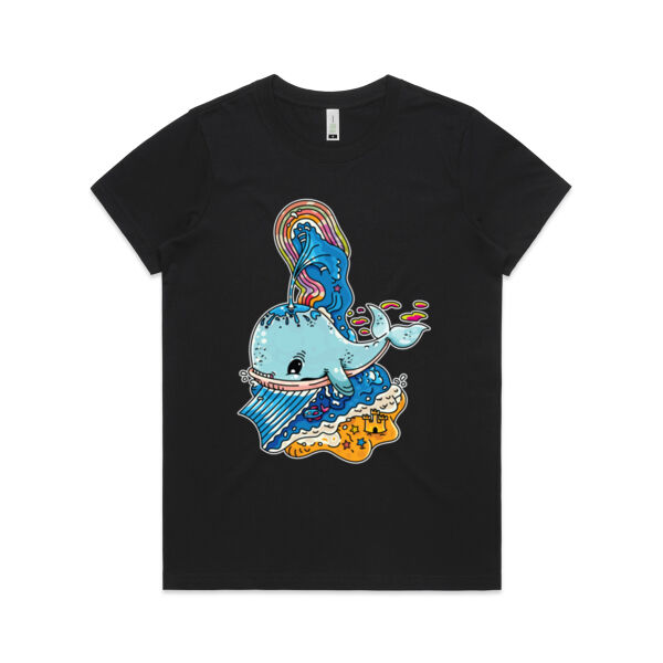 A Whale of a Time - Blue Version - AS Colour - Women's  Maple ORGANIC Tee Thumbnail