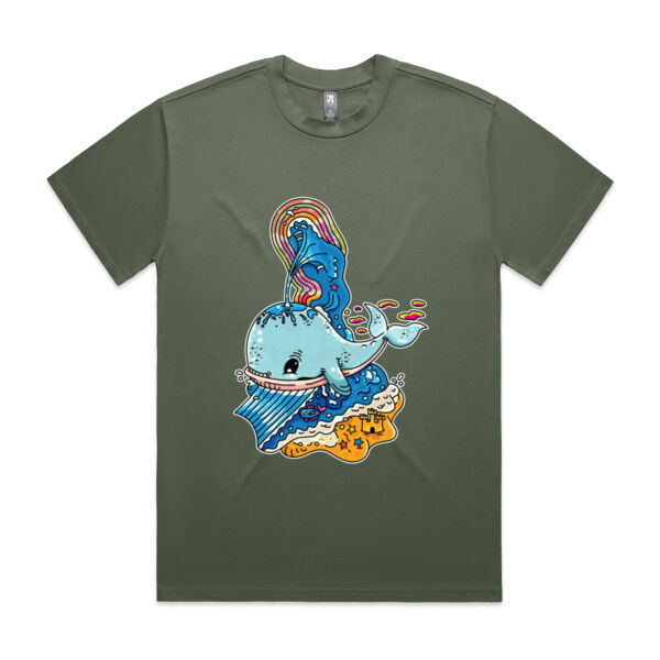 A Whale of a Time - Blue Version - AS Colour - Men's Heavy Tee Thumbnail