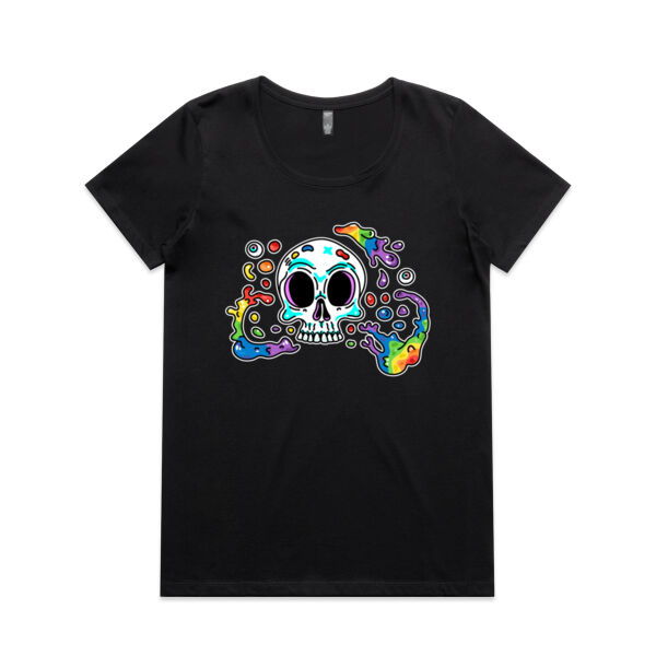 Skull Splash - AS Colour - Women's Maple Scoop Tee Thumbnail