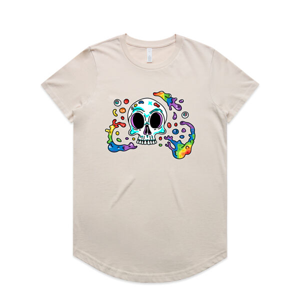 Skull Splash - AS Colour - Women's Maple Curve Tee Thumbnail