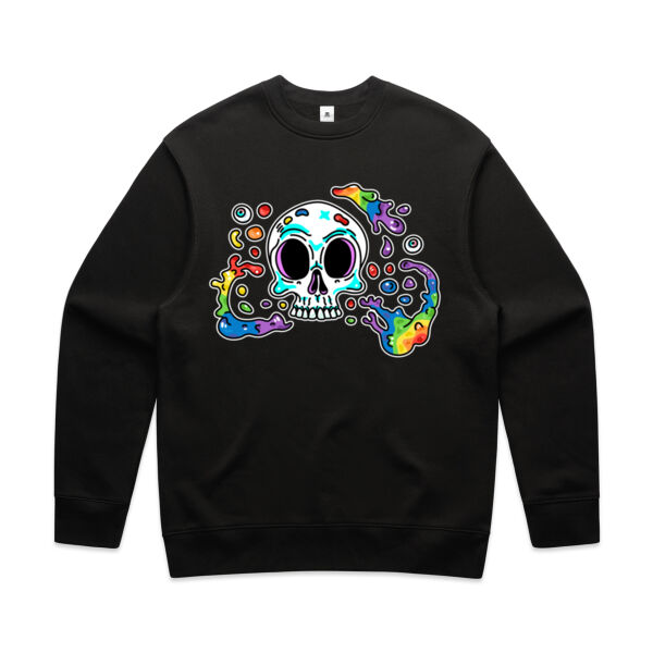 Skull Splash - AS Colour - Men's Relax Crew Thumbnail