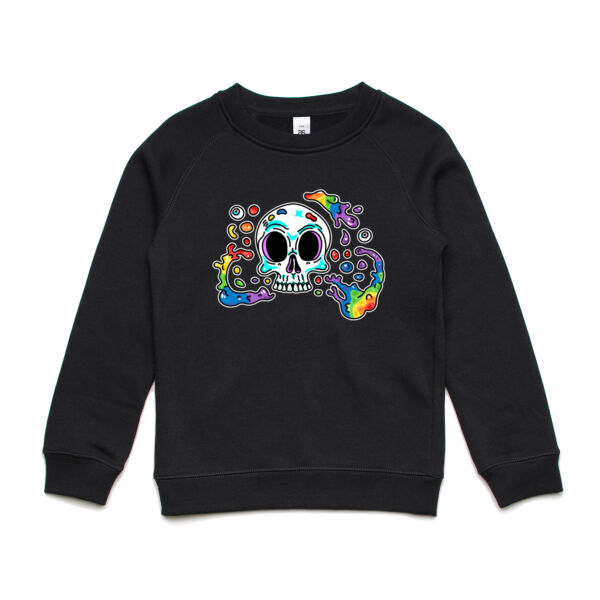 Skull Splash - AS Colour - Youth Supply Crew Sweatshirt Thumbnail
