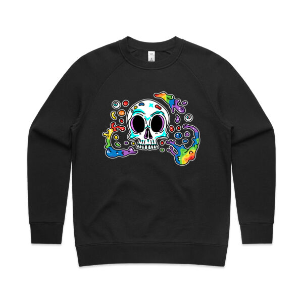 Skull Splash - AS Colour - Women's Supply Crew Thumbnail