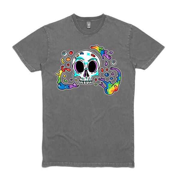 Skull Splash - AS Colour Stone Wash Staple Tee Thumbnail