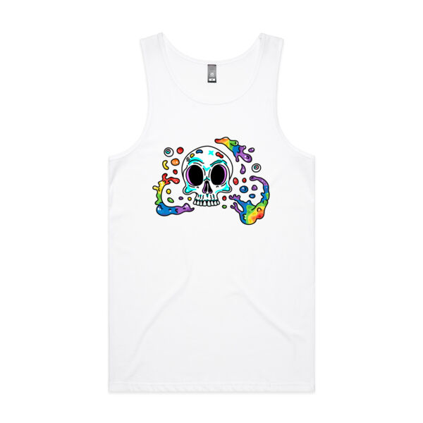 Skull Splash - AS Colour - Men's Lowdown Singlet Thumbnail