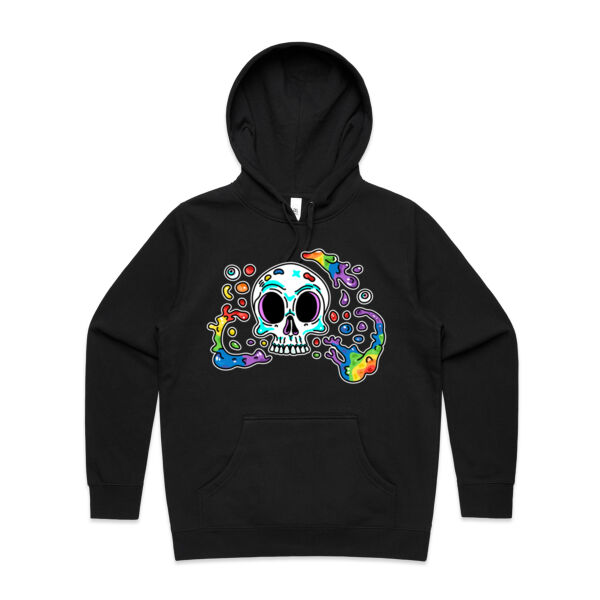 Skull Splash - AS Colour - Women's Stencil Hood Thumbnail