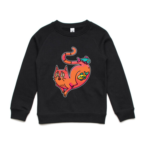 Purrfect Friendships - AS Colour - Youth Supply Crew Sweatshirt Thumbnail
