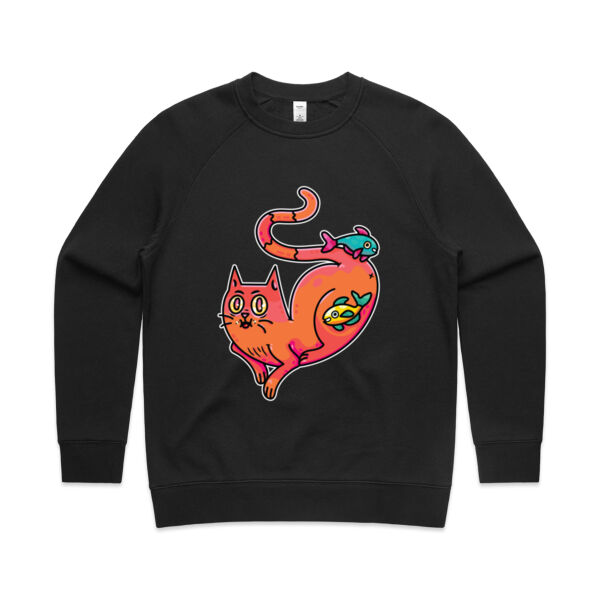 Purrfect Friendships - AS Colour - Women's Supply Crew Thumbnail