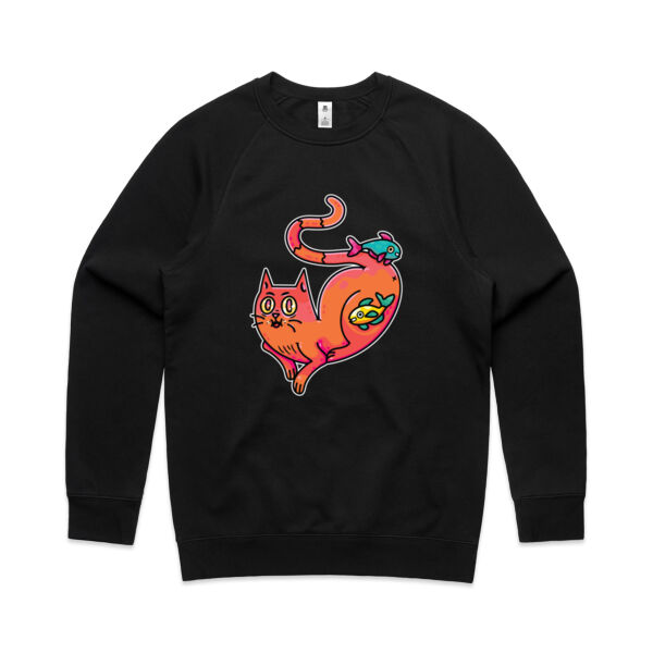 Purrfect Friendships - AS Colour - Men's Supply Crew Sweatshirt Thumbnail