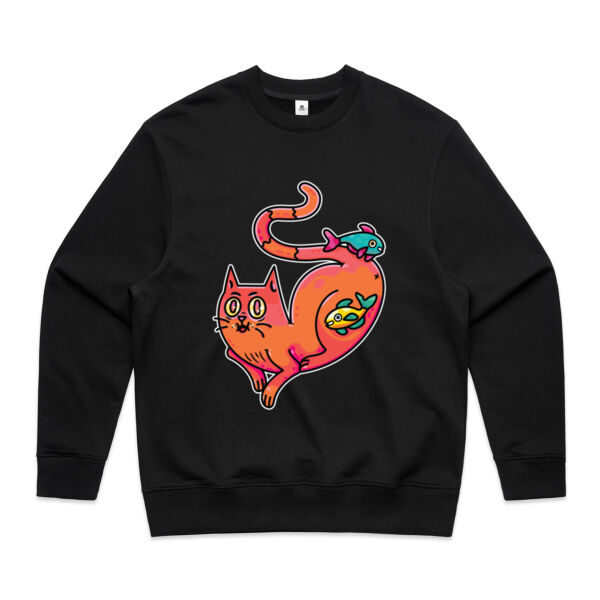 Purrfect Friendships - AS Colour - Men's Heavy Crew Thumbnail