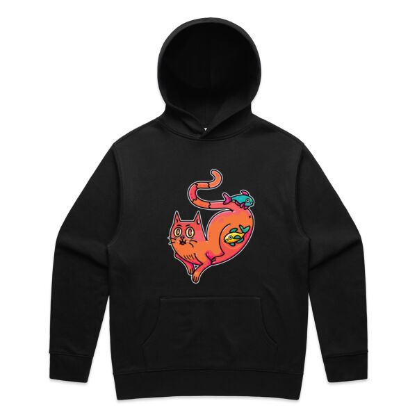 Purrfect Friendships - AS Colour - Mens Relax Hood Thumbnail