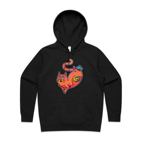 Purrfect Friendships - AS Colour - Women's Stencil Hood Thumbnail