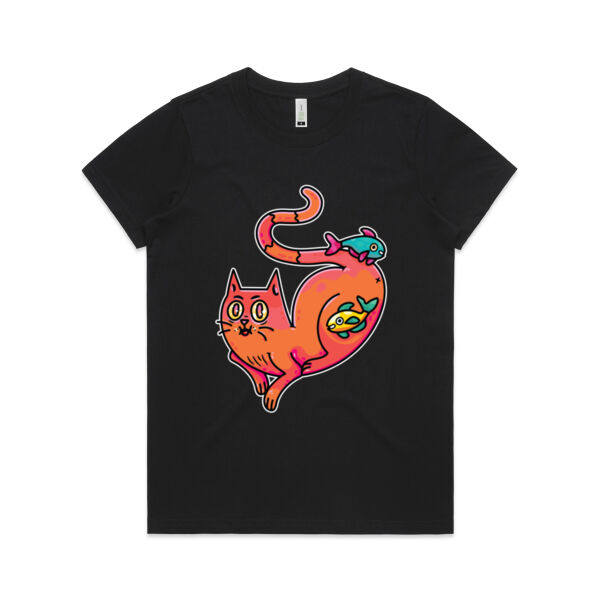 Purrfect Friendships - AS Colour - Women's  Maple ORGANIC Tee Thumbnail