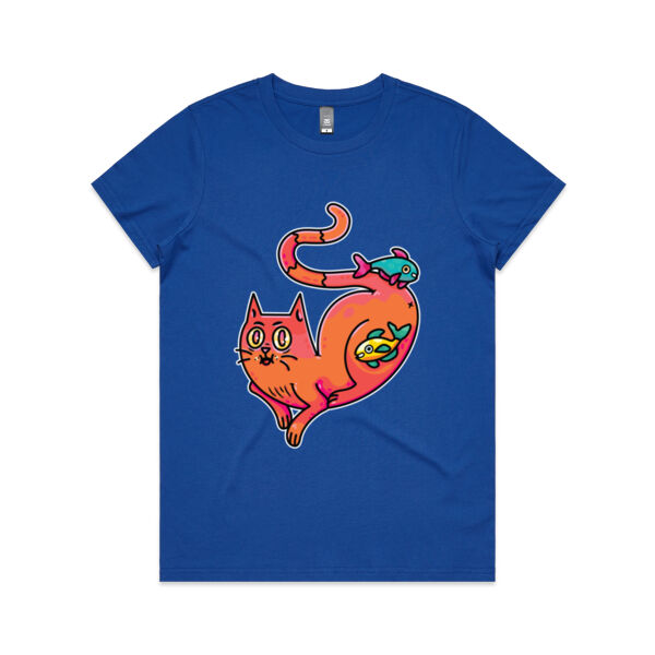 Purrfect Friendships - AS Colour - Women's Maple Tee Thumbnail