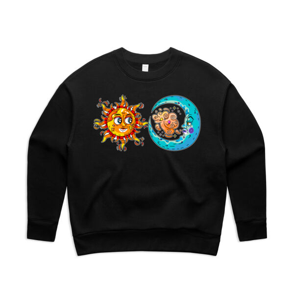 Sun & Moon - AS Colour - Women's Relax Crew Thumbnail