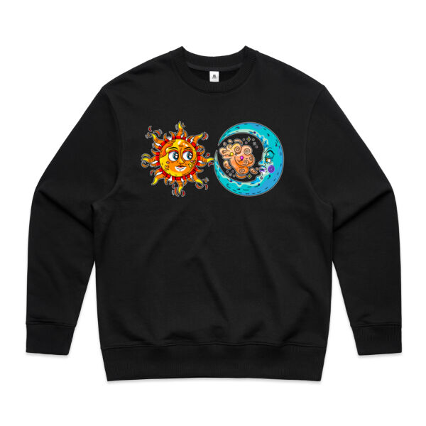 Sun & Moon - AS Colour - Men's Heavy Crew Thumbnail