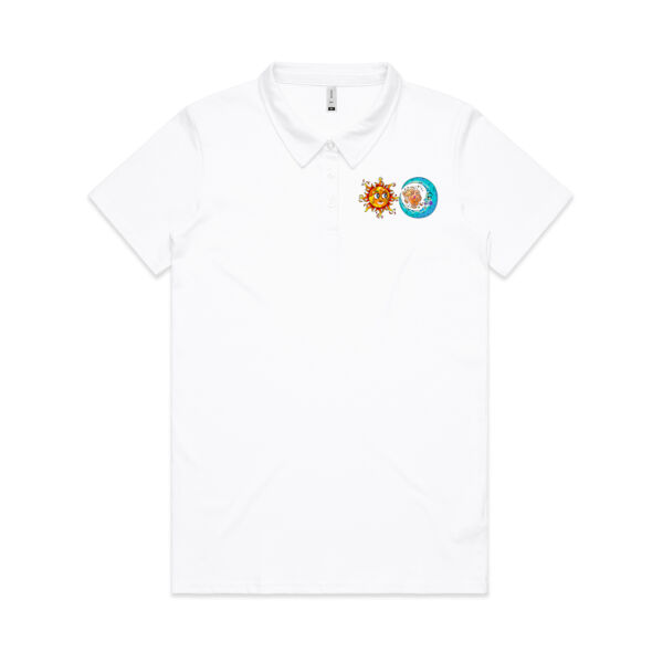 Sun & Moon - AS Colour - Amy Womens Polo Shirt Thumbnail