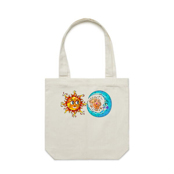Sun & Moon - AS Colour - Canvas Tote 'Carrie' Bag  Thumbnail