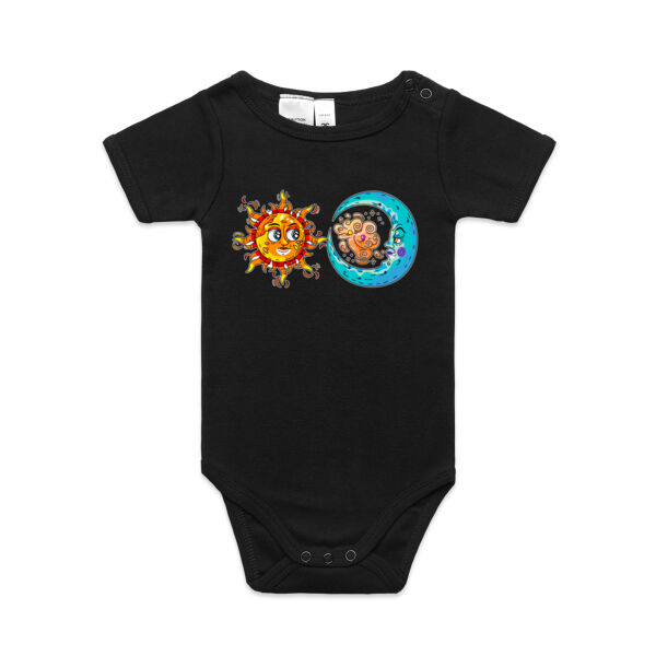Sun & Moon - AS Colour - Baby 'Mini-me' Onesie Romper Thumbnail