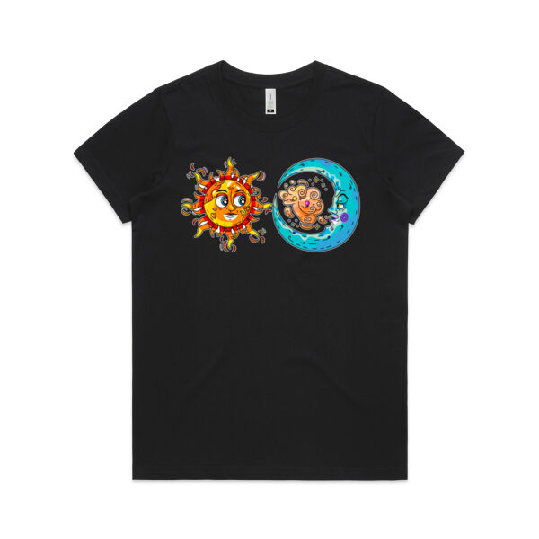 Sun & Moon - AS Colour - Women's  Maple ORGANIC Tee Thumbnail