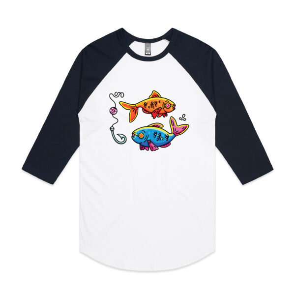 Happy to Sea you! - AS Colour - 3/4 Raglan Baseball Sleeve Tee Thumbnail