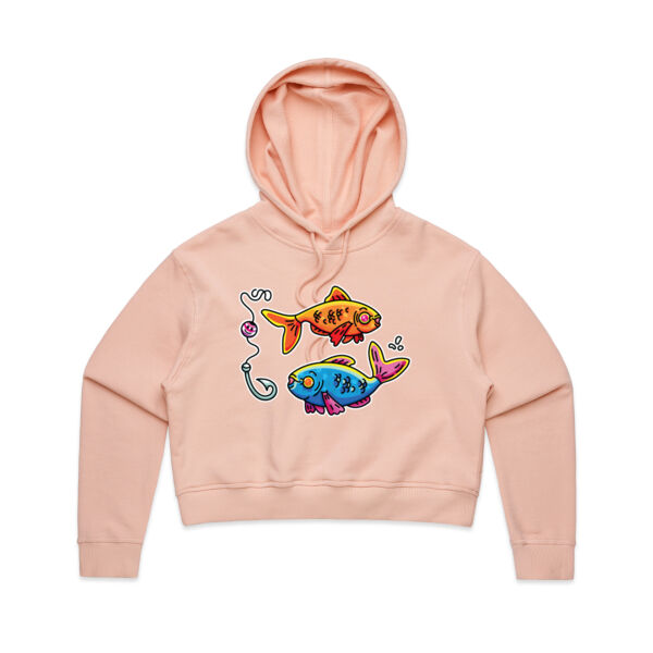 Happy to Sea you! - AS Colour - Women's Crop Hood Thumbnail