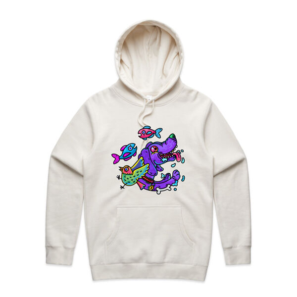 Purple Paw n Friends - AS Colour - Organic Stencil Hood Thumbnail