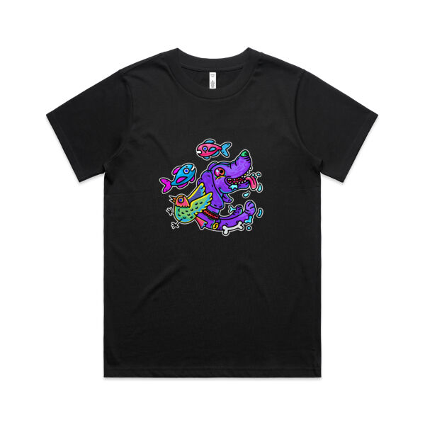 Purple Paw n Friends - AS Colour - Women's Classic Tee Thumbnail