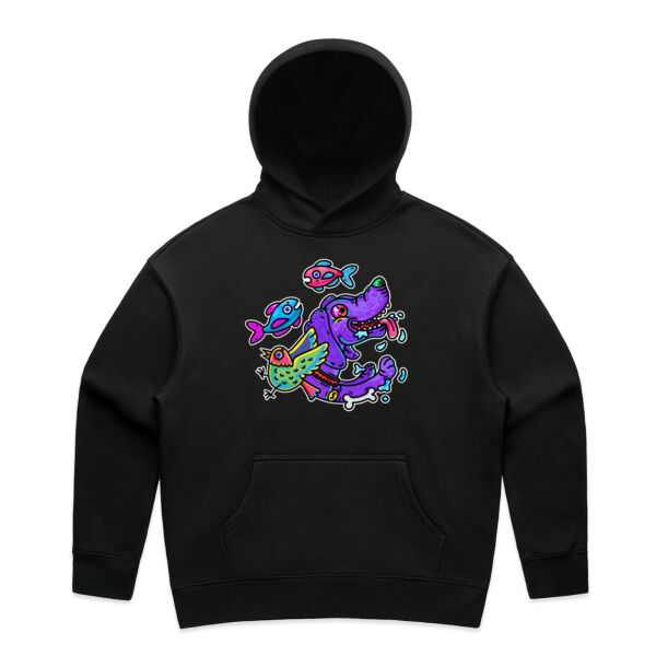 Purple Paw n Friends - AS Colour - Women's Relax Hood Thumbnail