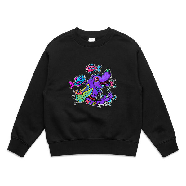 Purple Paw n Friends - AS Colour - Kids Relax Crew Thumbnail