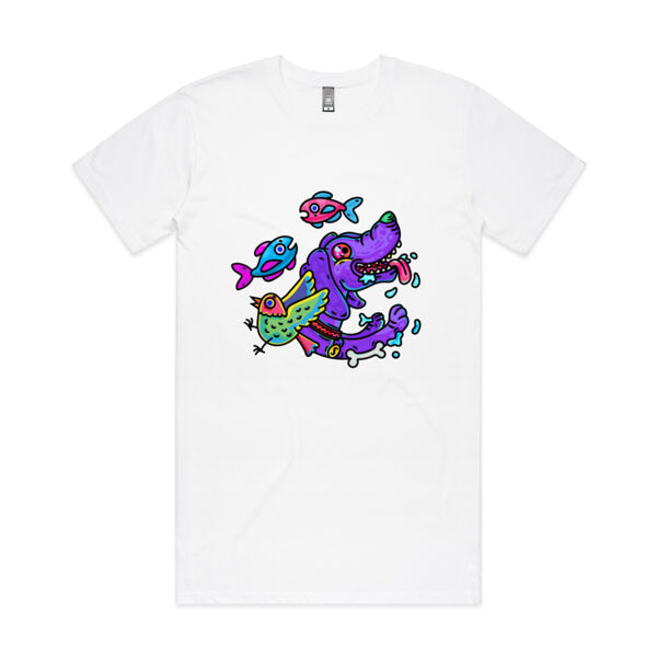 Purple Paw n Friends - AS Colour - Tall Tee Thumbnail