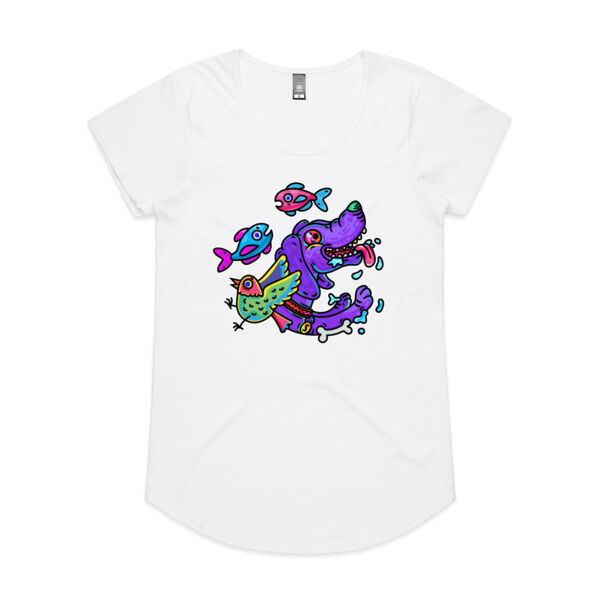 Purple Paw n Friends - AS Colour - Women's 'Mali' Scoop Tee Thumbnail