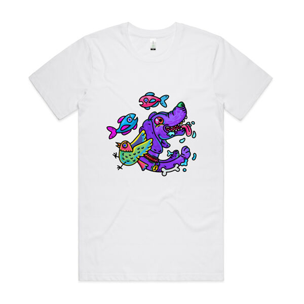 Purple Paw n Friends - AS Colour - Organic Cotton Unisex Tee Thumbnail