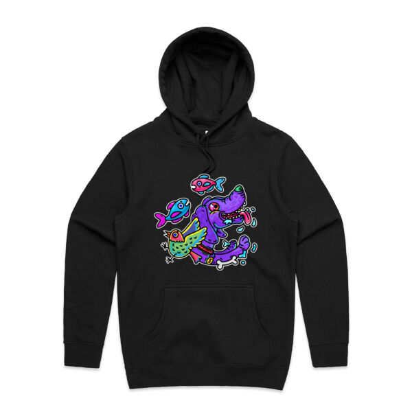 Purple Paw n Friends - AS Colour - Stencil Hood Thumbnail