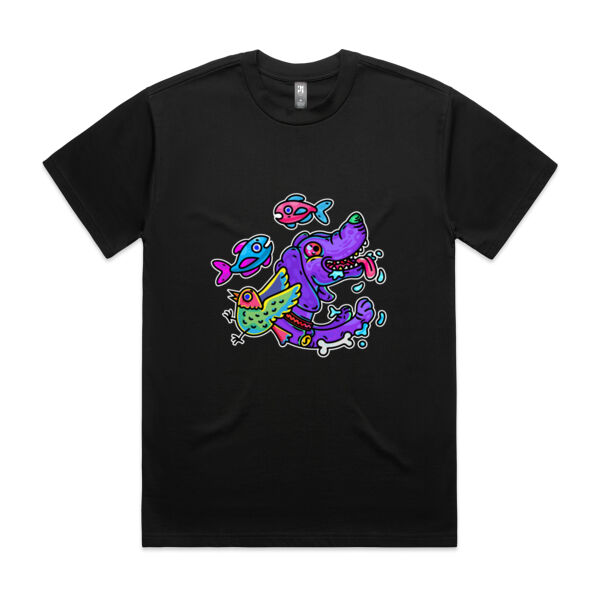 Purple Paw n Friends - AS Colour - Men's Heavy Tee Thumbnail