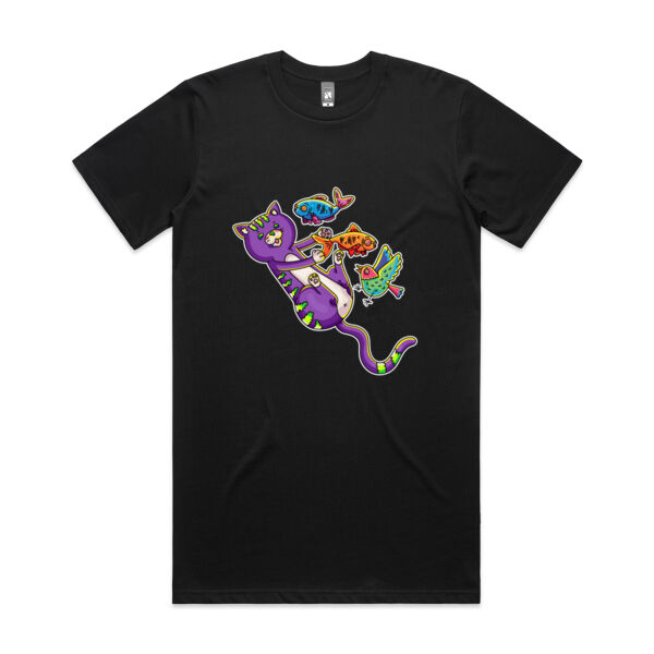 Purple Cat - Revamped - Version 2 - Catastrophic Pets Frenzy - AS Colour - Classic Plus Tee  Thumbnail