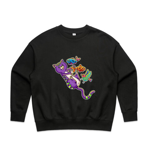 Purple Cat - Revamped - Version 2 - Catastrophic Pets Frenzy - AS Colour - Wo's Heavy Crew Thumbnail