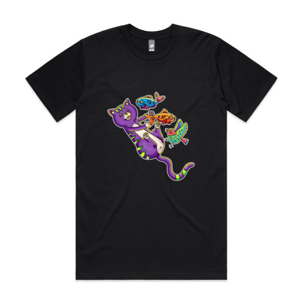 Purple Cat - Revamped - Version 2 - Catastrophic Pets Frenzy - AS Colour - Classic Tee Thumbnail