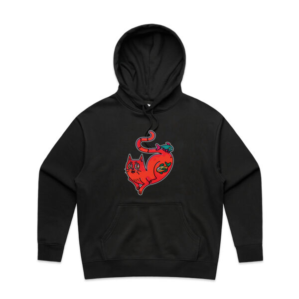 Purrfect Friendships - V2 - AS Colour - Women's Heavy Hood Thumbnail