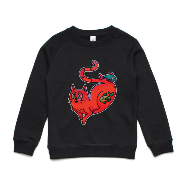 Purrfect Friendships - V2 - AS Colour - Youth Supply Crew Sweatshirt Thumbnail