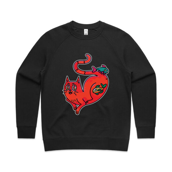 Purrfect Friendships - V2 - AS Colour - Women's Supply Crew Thumbnail