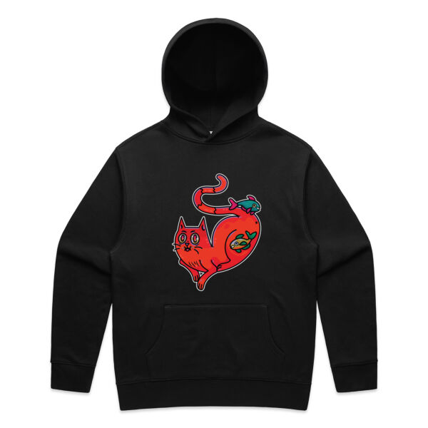 Purrfect Friendships - V2 - AS Colour - Mens Relax Hood Thumbnail