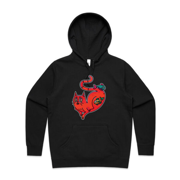 Purrfect Friendships - V2 - AS Colour - Women's Stencil Hood Thumbnail