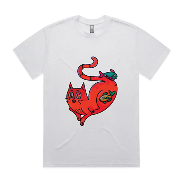 Purrfect Friendships - V2 - AS Colour - Men's Heavy Tee Thumbnail