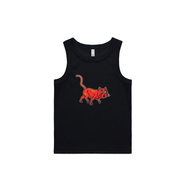 Derp City, Population Kitty! - AS Colour - Wo's Organic Rib Tank Thumbnail