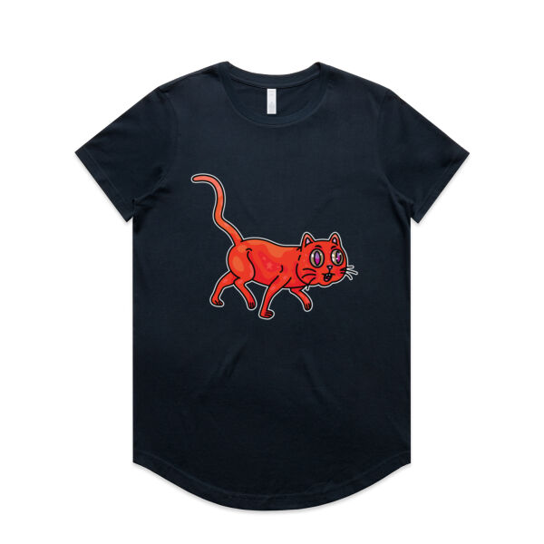 Derp City, Population Kitty! - AS Colour - Women's Maple Curve Tee Thumbnail