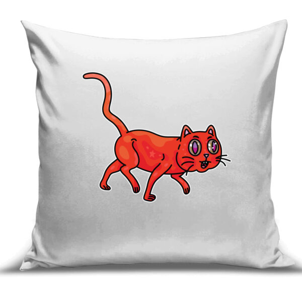 Derp City, Population Kitty! - Cushion Cover - 100% Linen Thumbnail