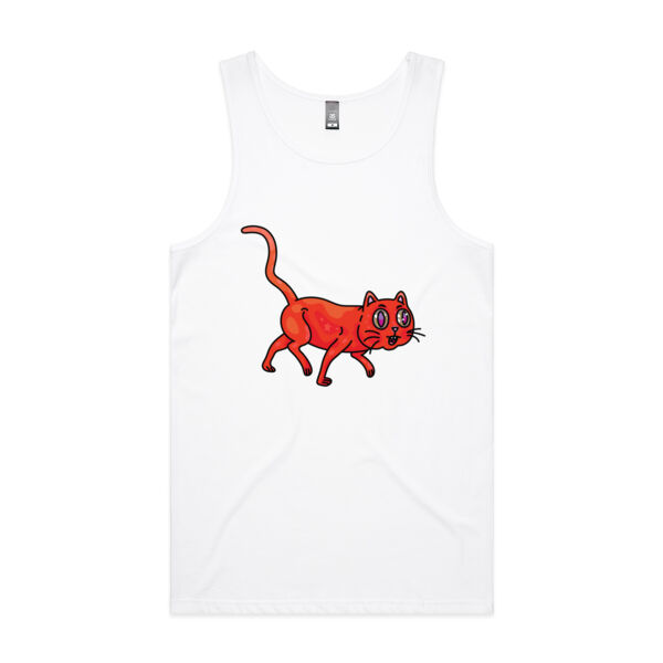 Derp City, Population Kitty! - AS Colour - Men's Lowdown Singlet Thumbnail